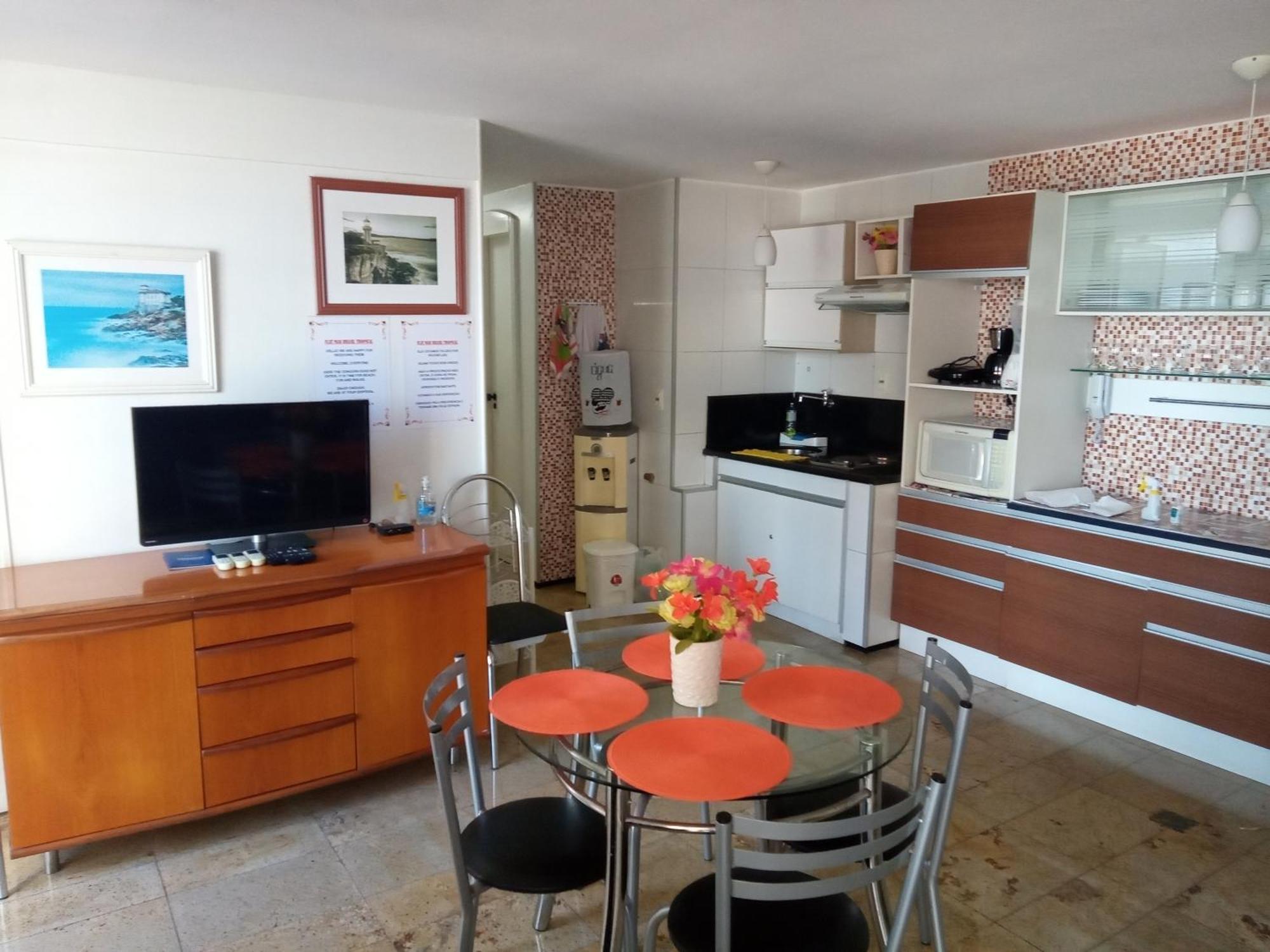 Flat Mar Brasil Tropical - Apartamento De 2 Quartos Com Suite E Vista Do Mar Fortaleza  Exteriér fotografie