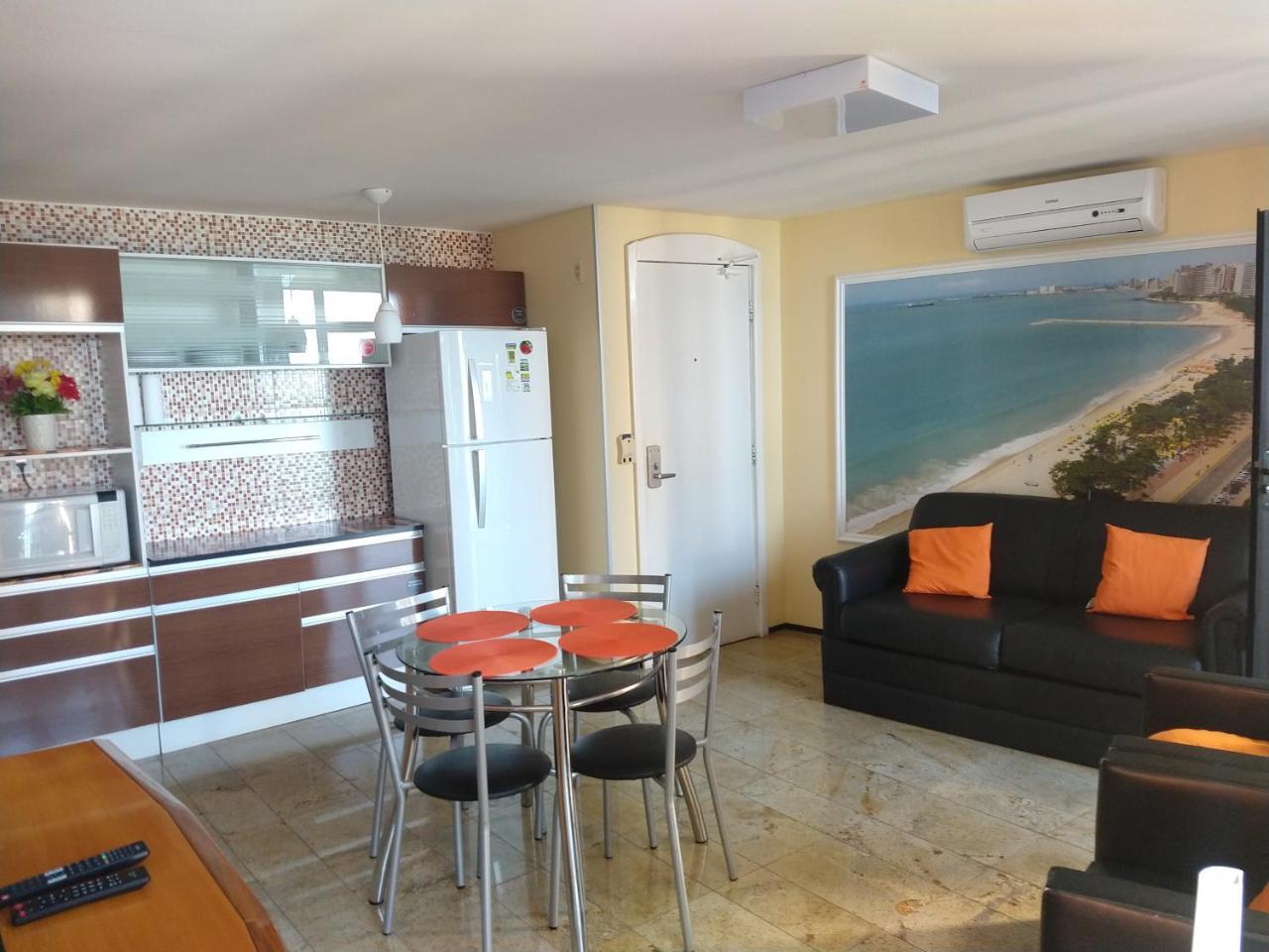 Flat Mar Brasil Tropical - Apartamento De 2 Quartos Com Suite E Vista Do Mar Fortaleza  Exteriér fotografie