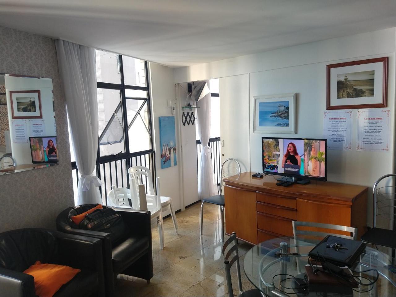 Flat Mar Brasil Tropical - Apartamento De 2 Quartos Com Suite E Vista Do Mar Fortaleza  Exteriér fotografie